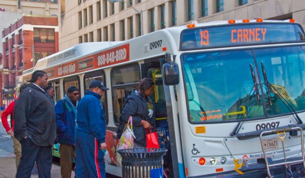 MTA bus in Baltimore