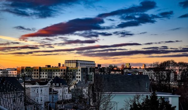 Skyline in Chelsea, MA