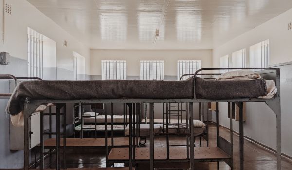 Bunk bed at Robben Island Prison